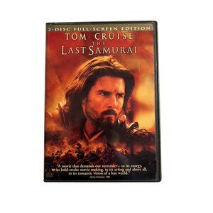 The Last Samurai 2003 DVD Full Screen Tom Cruise Ken Watanabe Action Pre-Owned
